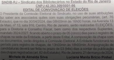 EDITAL DE CONVOCAÇÃO DE ELEIÇÕES